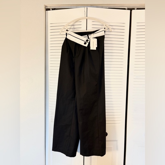 NWT Commense Black Wide Leg Women's Pants - Picture 5 of 7